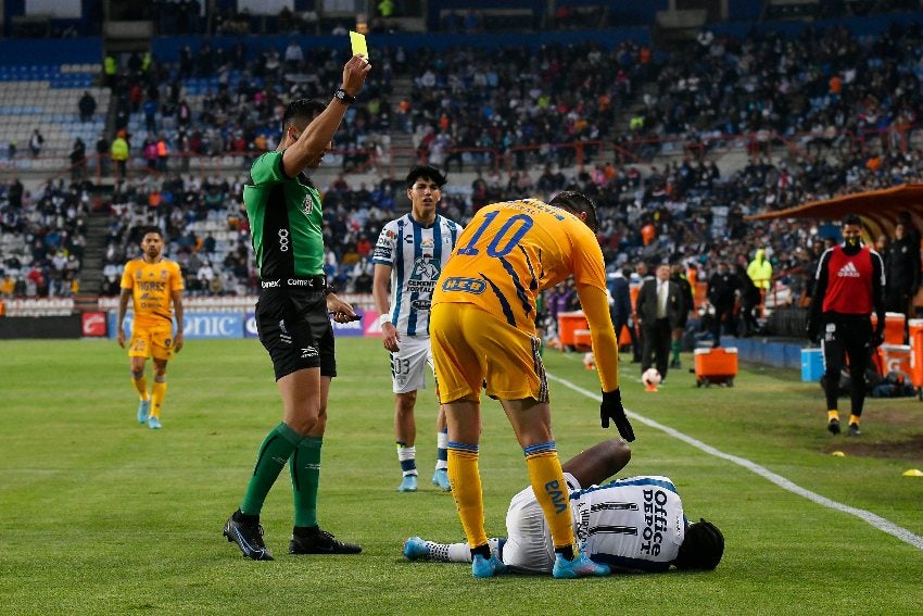 André-Pierre Gignac en un partido vs Pachuca