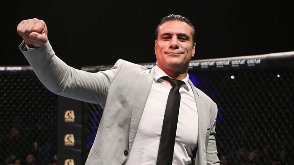 Alberto del Río durante un evento de combate