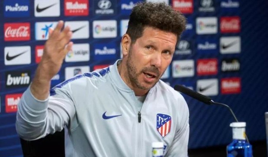 Diego Simeone en conferencia