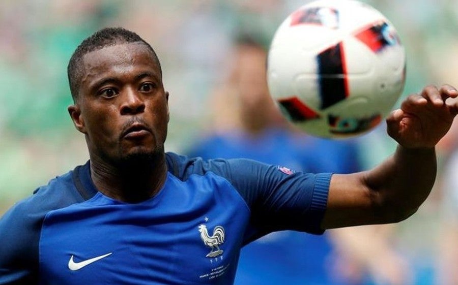 Evra con la selección de Francia