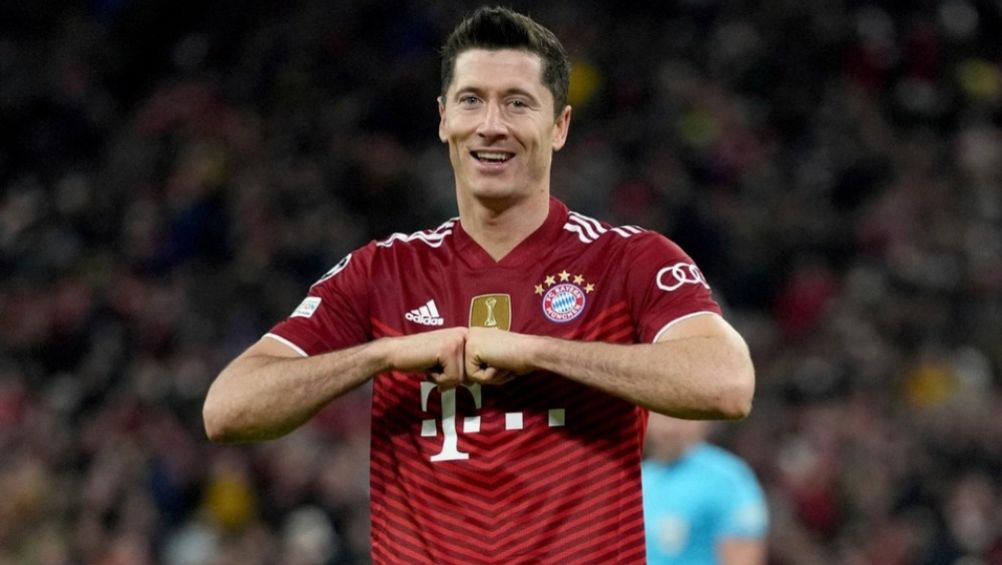 Lewandowski en un partido del Bayern