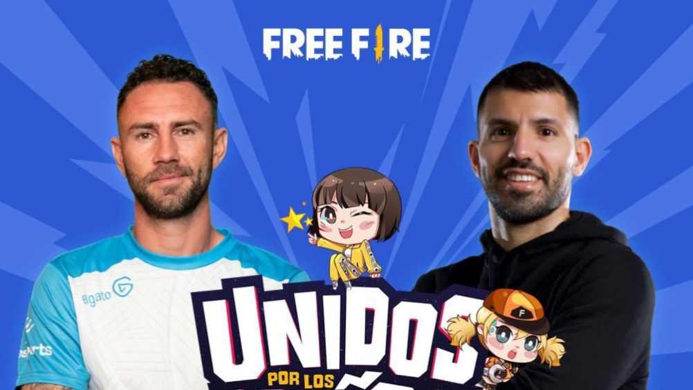 Miguel Layún y Kun Agüero jugarán Free Fire