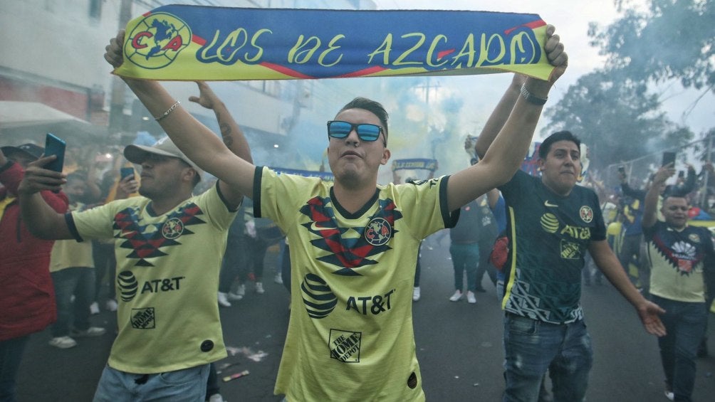 Afición del América en el Estadio Azteca