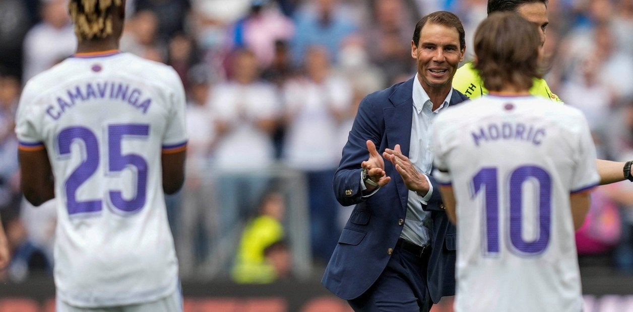 Refael Nadal en el Santiago Bernabéu 