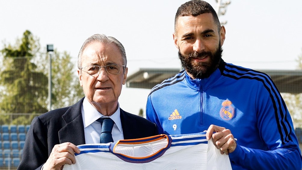 Florentino Pérez y Karim Benzema