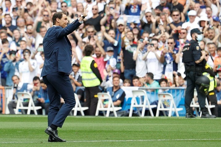 Refael Nadal en el Santiago Bernabéu 