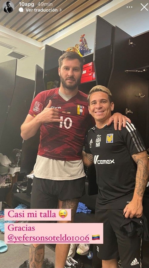 El regalo de Soteldo a Gignac