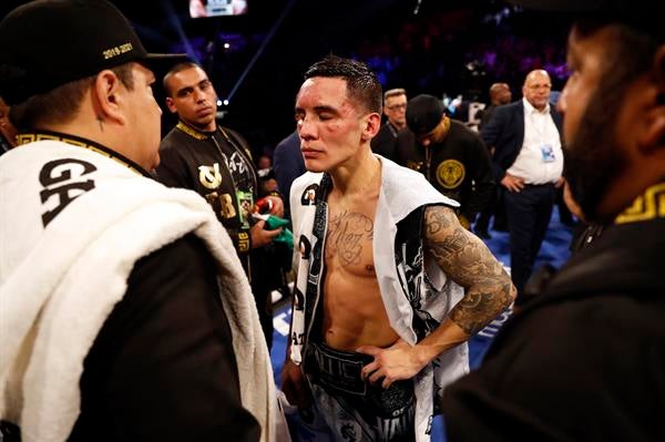 Óscar Valdez tras caer ante Shakur Stevenson