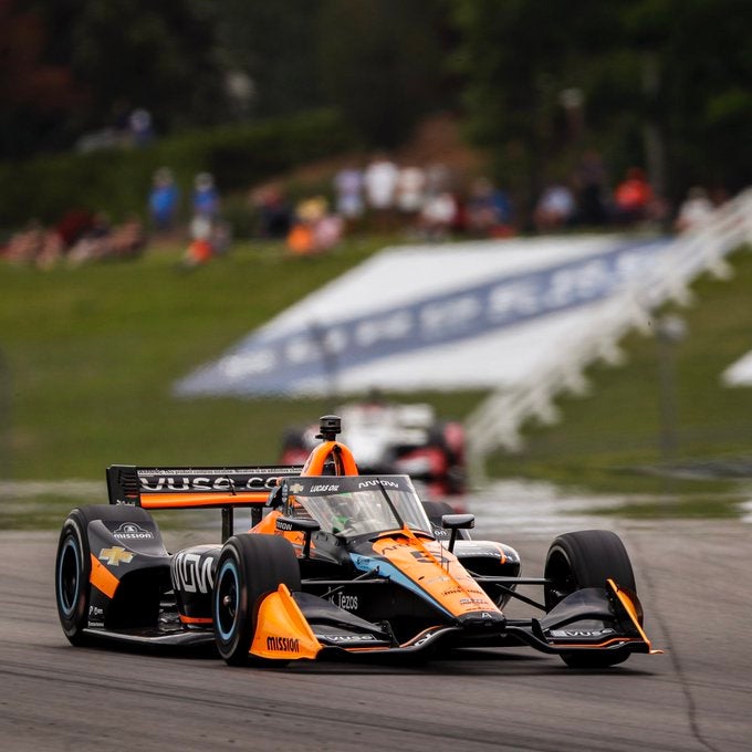 Pato O’Ward en el Honda Indy Grand Prix of Alabama