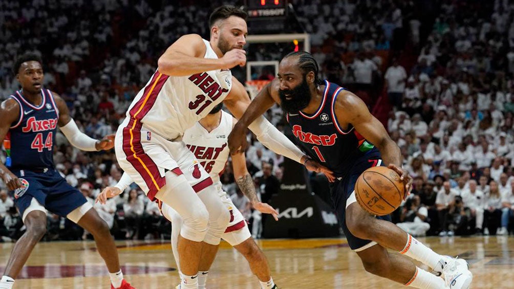 The Miami Heat defeated the Philadelphia 76ers in the first matchup of the Eastern Semis.