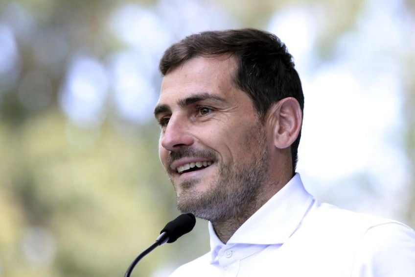 Iker Casillas en conferencia de prensa