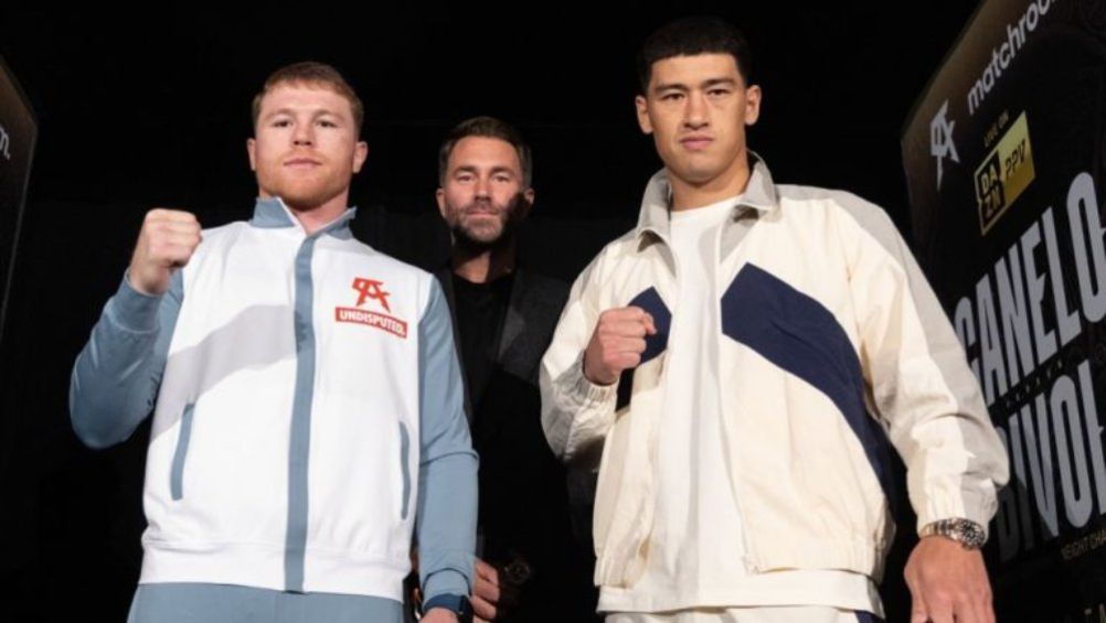 Canelo y Bivol previo a su pelea de este sábado