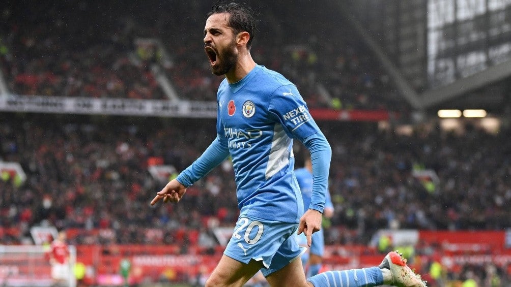 Bernardo Silva con el Manchester City