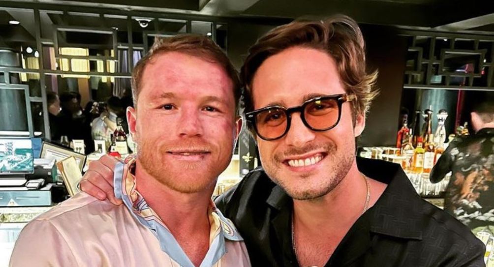 Canelo Álvarez junto a Diego Boneta