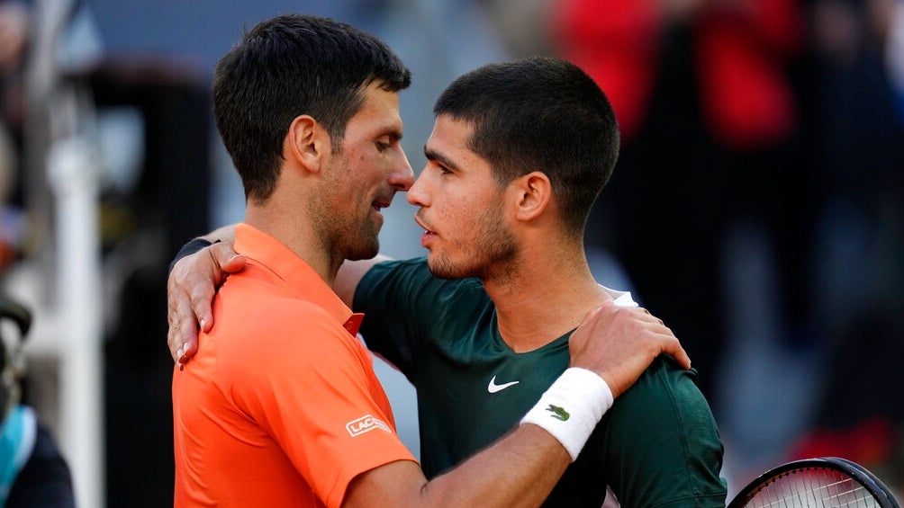 Djokovic dijo que Carlos Alcaraz es el mejor tenista del mundo 