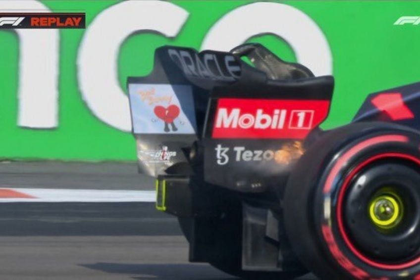 Alerón del monoplaza de Verstappen