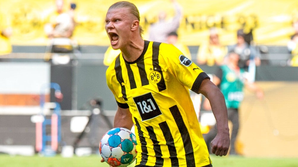 Borussia Dortmund: Erling Haaland marcó su último gol con las Abejas en triunfo ante Hertha