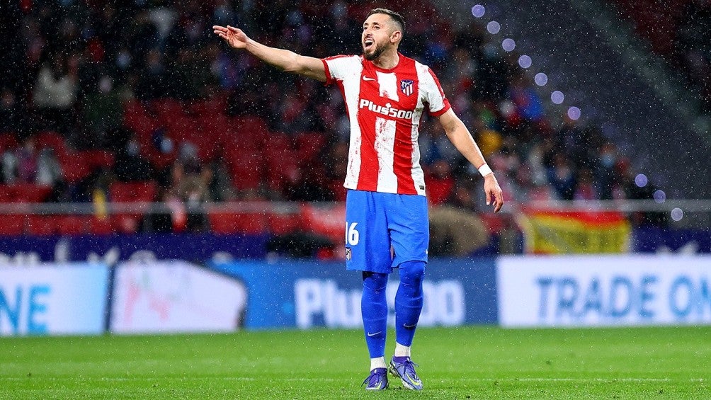 Héctor Herrera en un partido del Atlético de Madrid 