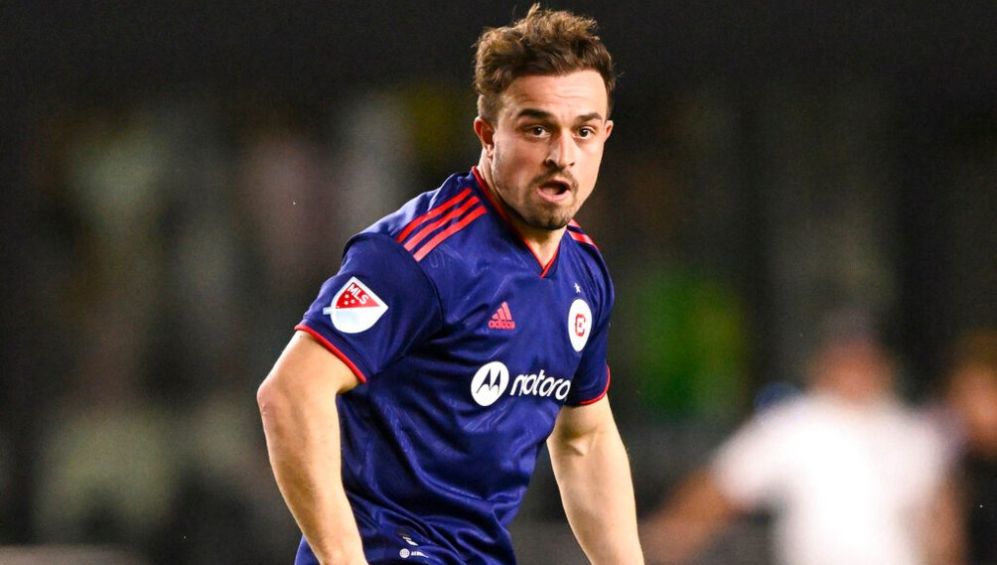 Xherdan Shaqiri en acción con Chicago Fire