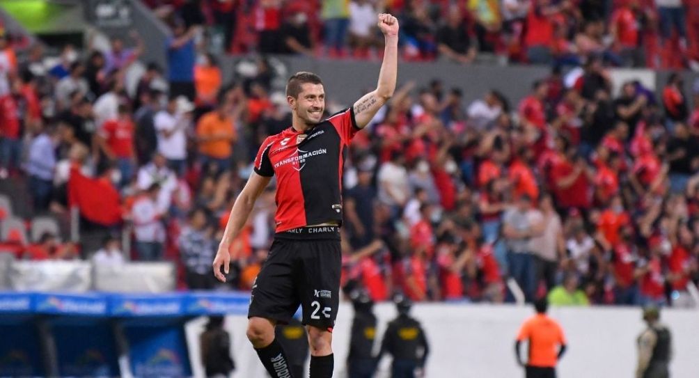 Martín Nervo durante un partido del Atlas