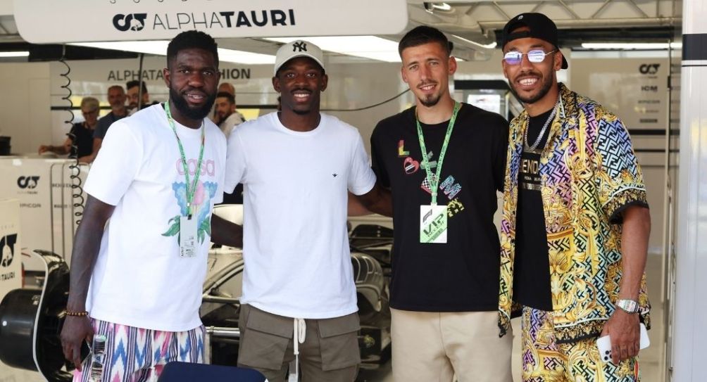 Jugadores de Barcelona en el Gran Premio de España