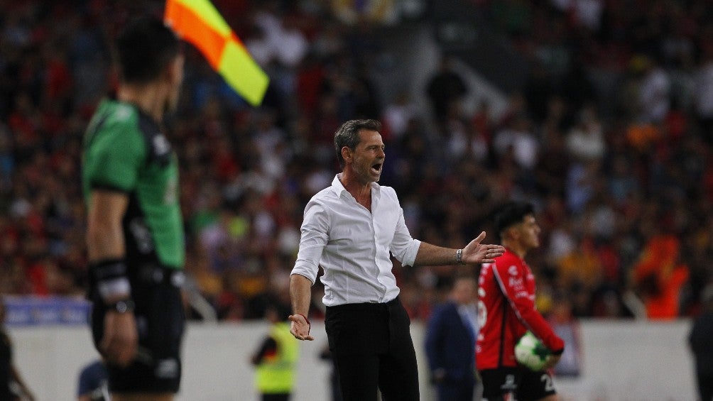 Cocca durante la Vuelta en la Semifinal contra Tigres