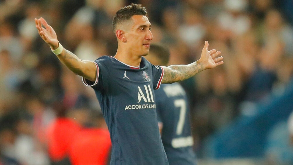 Di María en su despedida del PSG