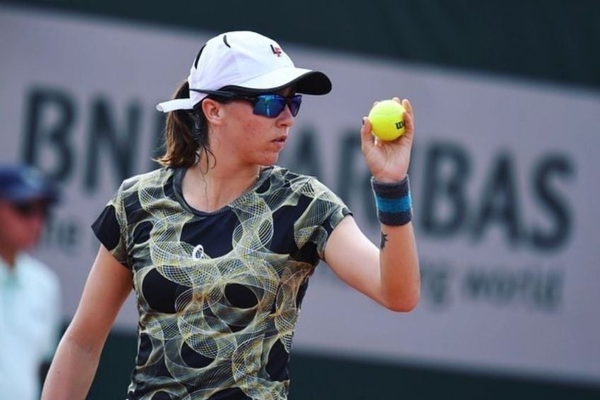 Fernanda Contreras en Roland Garros