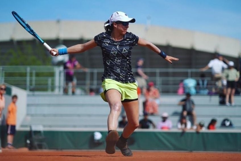 Fernanda Contreras en Roland Garros