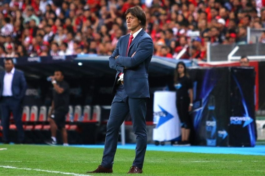 Matías Almeyda en un partido de Chivas