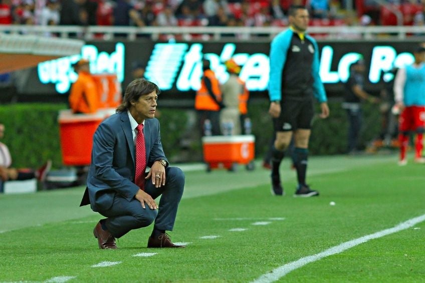 Matías Almeyda en un partido de Chivas