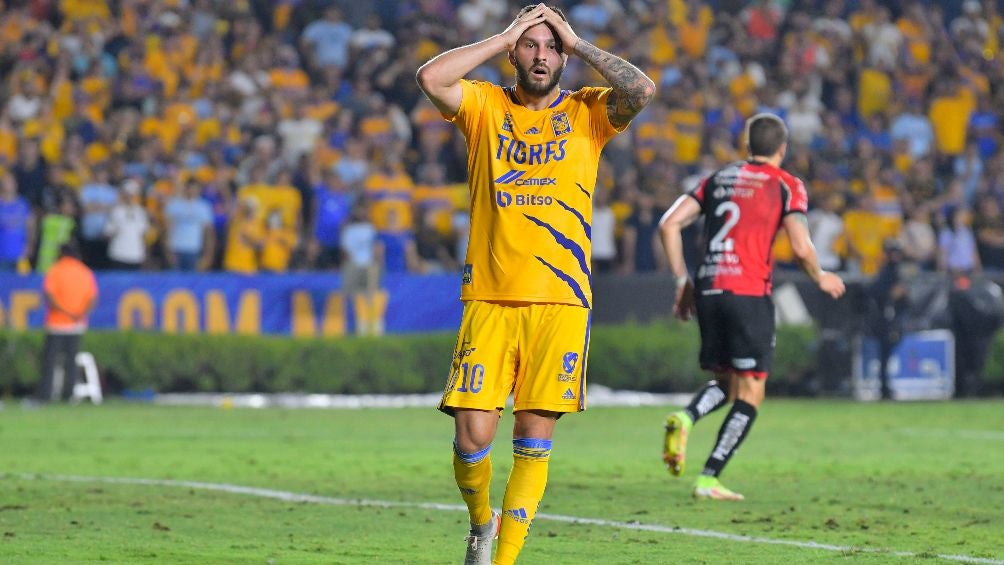 Gignac en lamento con Tigres