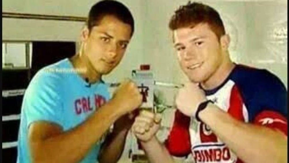 Canelo portó la playera de las Chivas