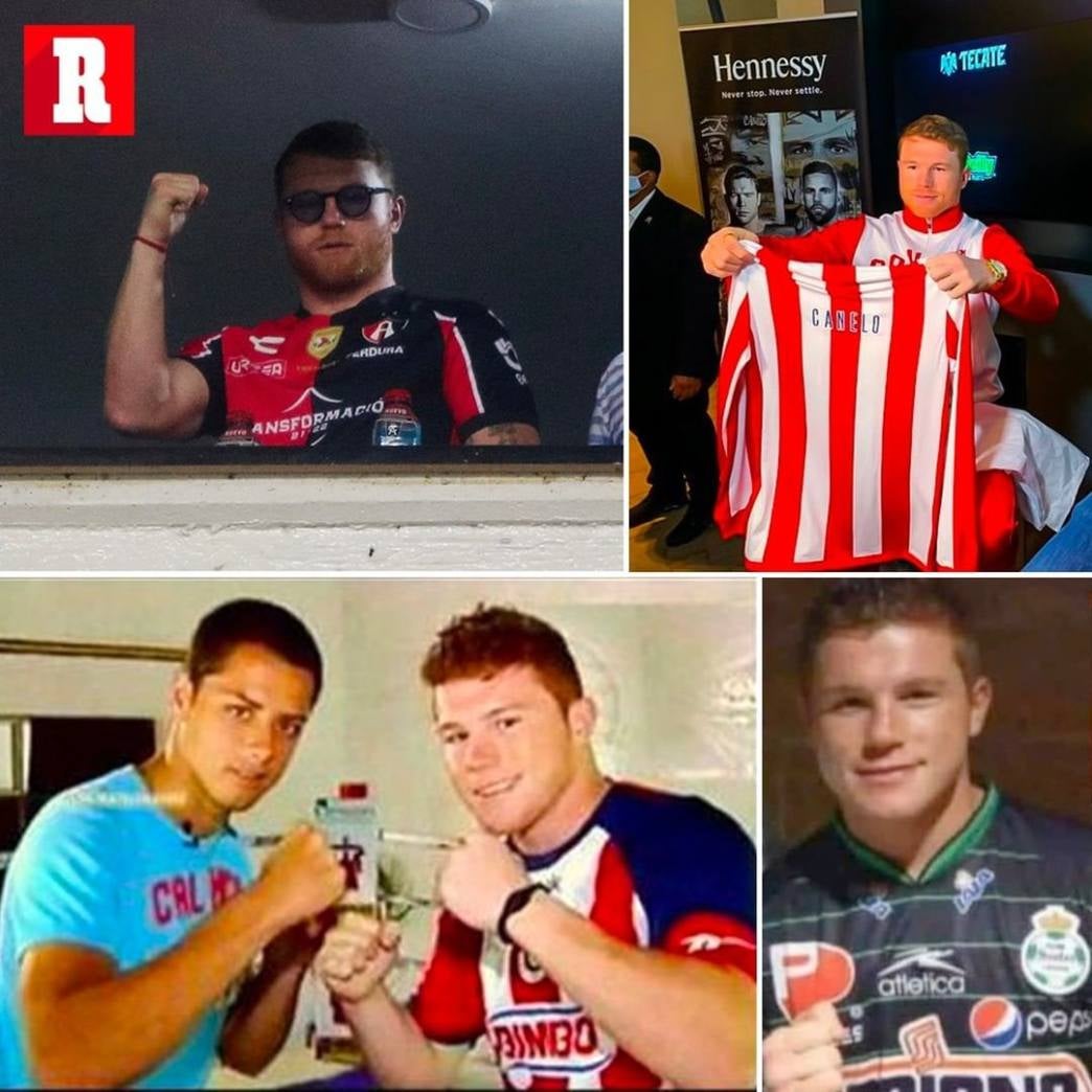 Las playeras que Canelo ha portado