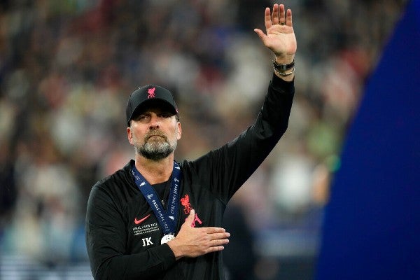 Jürgen Klopp reacciona tras perder la Final de la Champions 2022 con Liverpool