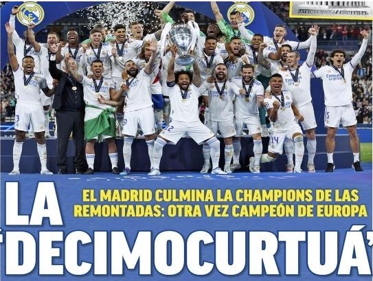 Real Madrid: Portadas Deportivas Se Rinden Ante Los 'Reyes Del Mundo'