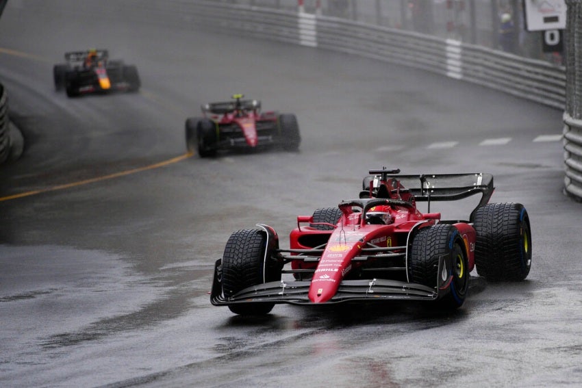 Sainz durante el Premio de GP Mónaco