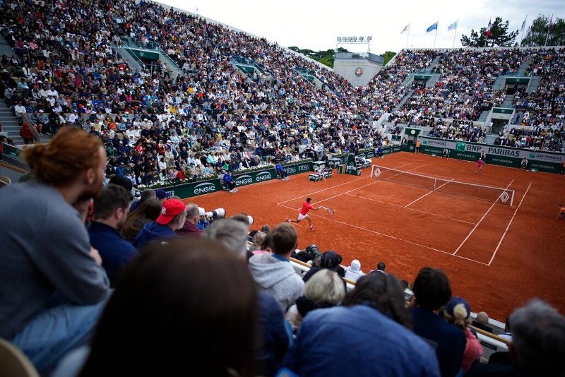 Cuarta ronda del Abierto de Francia en el Roland Garros 