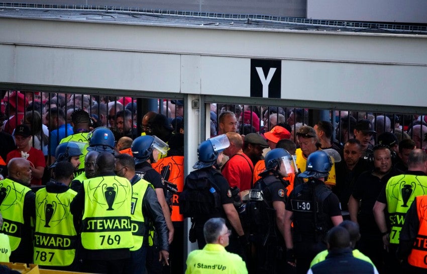 Disturbios en el Stade de France