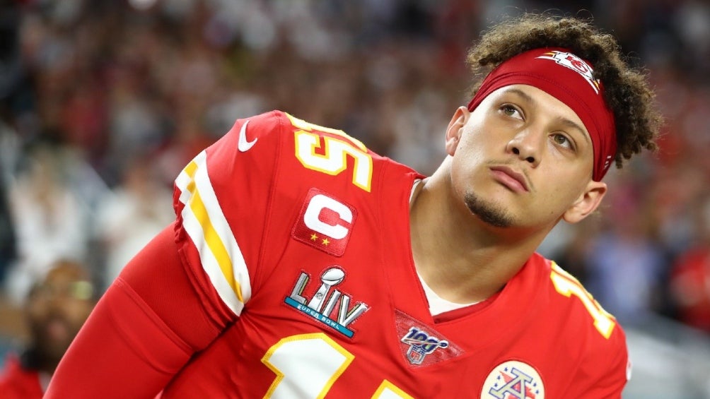 Mahomes en un partido con los Chiefs