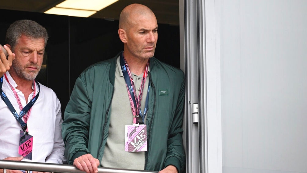 Zinedine Zidane en el GP de Mónaco