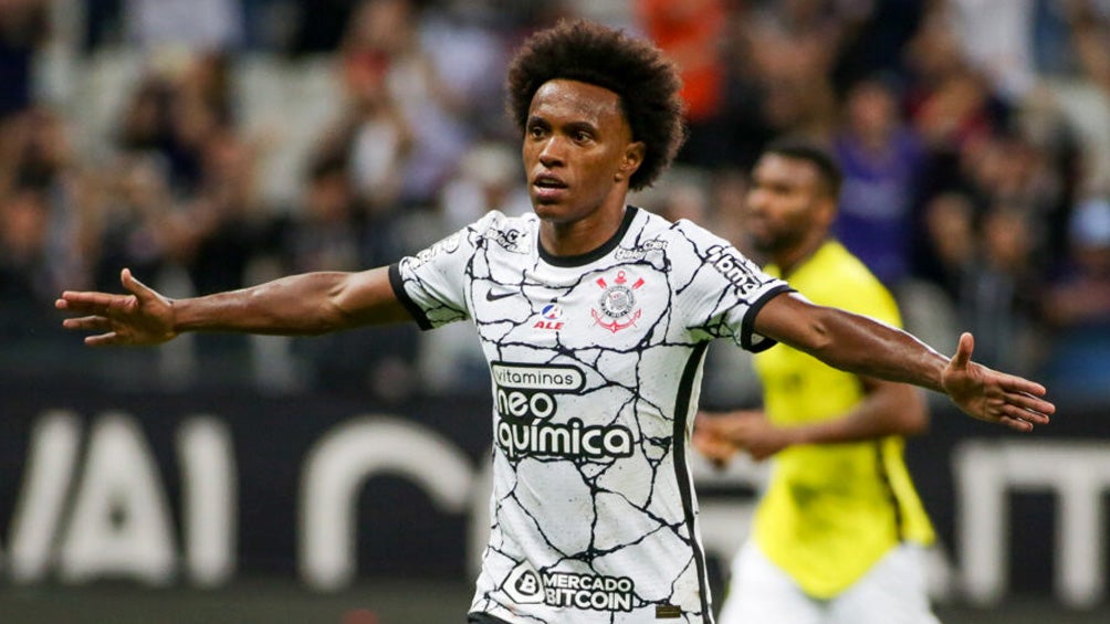 Willian da Silva jugando con Corinthians