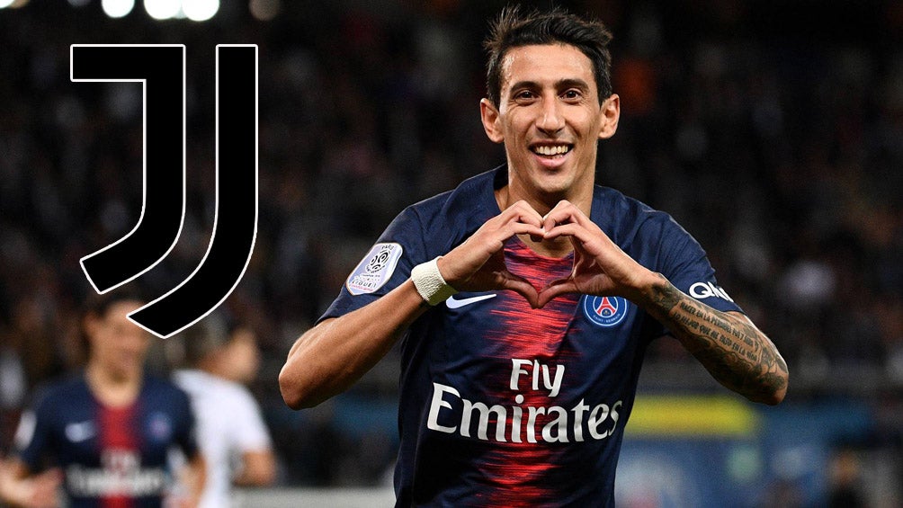 Ángel Di María durante un duelo con PSG