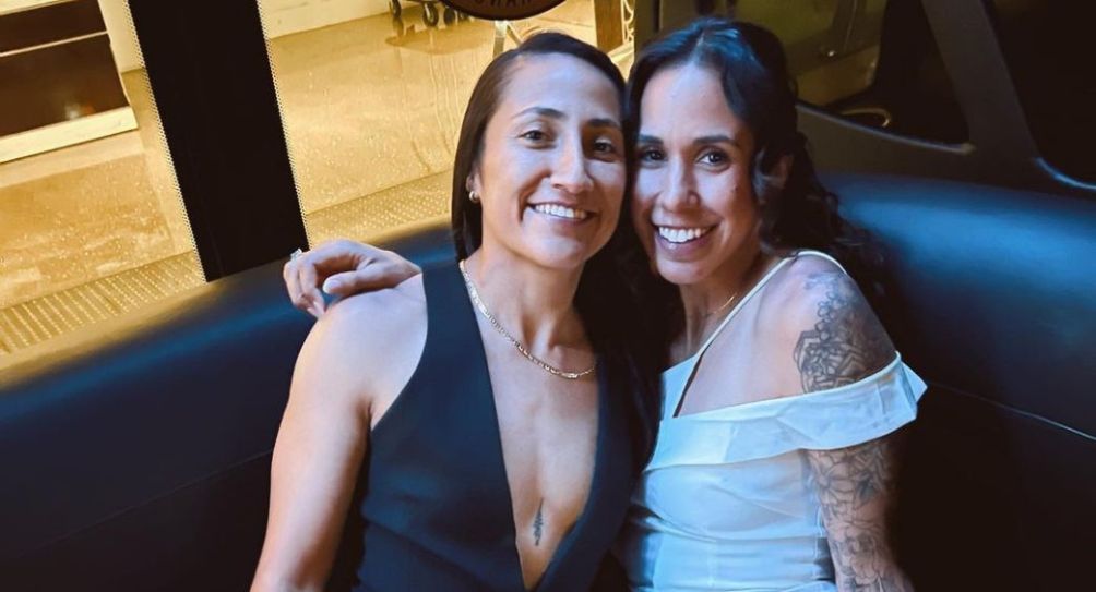 Stephany Mayor y Bianca Sierra tras contraer matrimonio