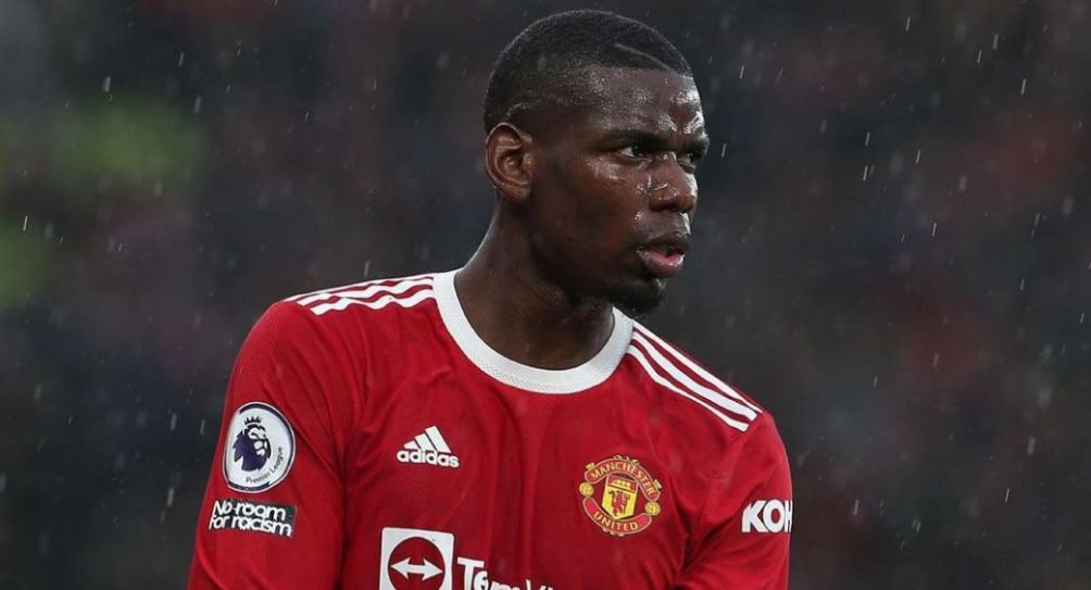 Paul Pogba durante un partido del Manchester United