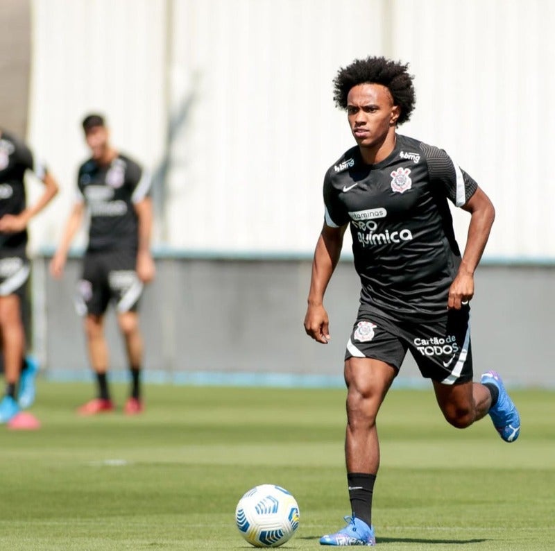 Willian Borges da Silva jugando con Corinthians