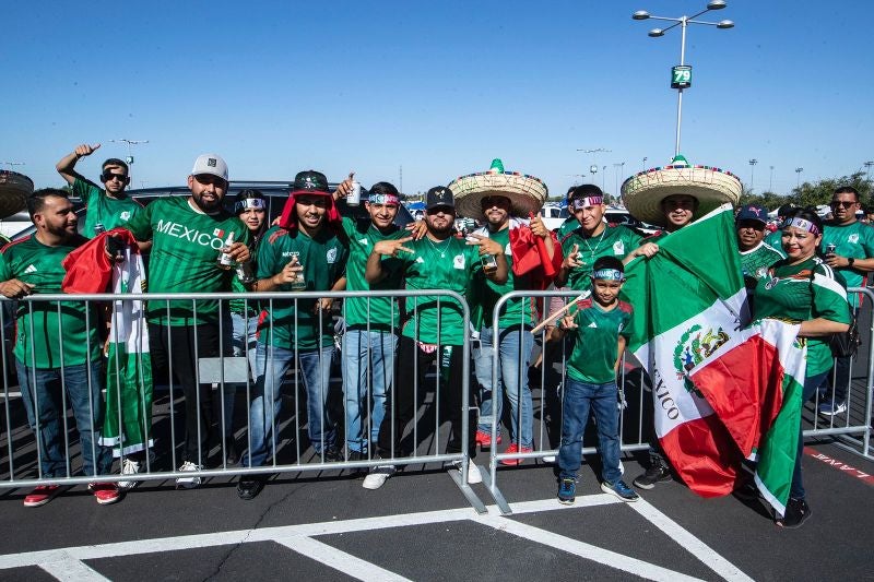 Aficionados mexicanos en Estados Unidos