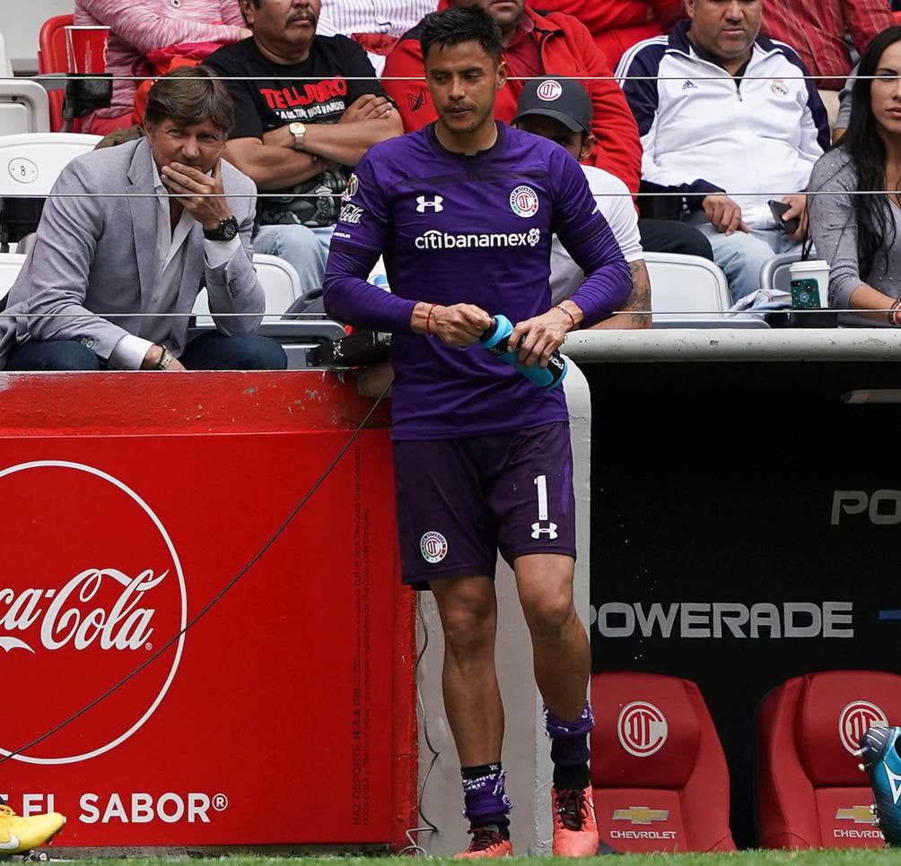 Hernán Cristante y Alfredo Talavera en su época con Toluca