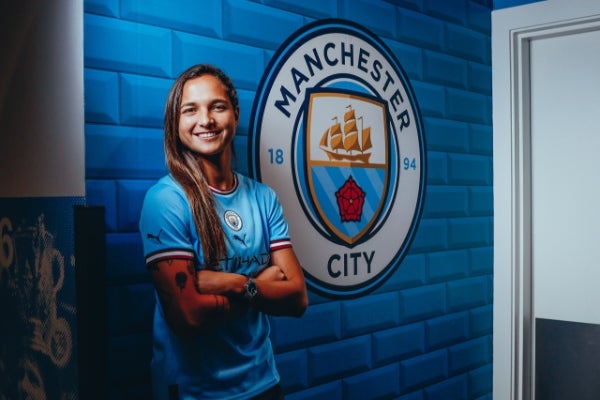 Deyna Castellanos en el Manchester City