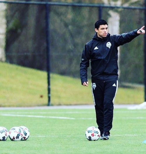 Gonzalo Pineda en entrenamiento con el Atlanta United